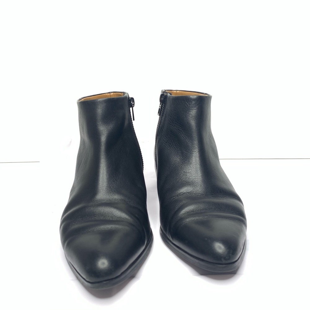 Coach Montana Black Leather Zip Boots Sz 8 - Picture 2 of 8